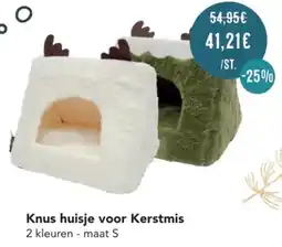 Poils et Plumes Knus huisje voor Kerstmis aanbieding