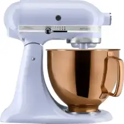 Coolblue KitchenAid Artisan Robot de Cuisine 5KSM125ELR Mauve + Bol Mélangeur Design Cuivre aanbieding