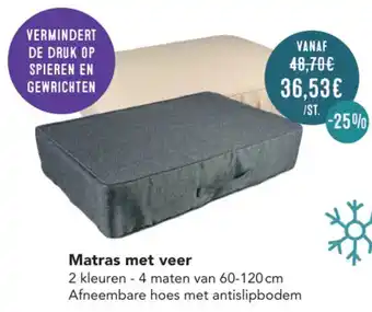 Matras met veer