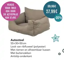 Poils et Plumes Autostoel aanbieding
