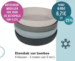 Poils et Plumes Etensbak van bamboe aanbieding