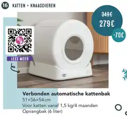 Poils et Plumes Verbonden automatische kattenbak aanbieding