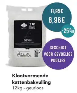Poils et Plumes Klontvormende kattenbakvulling aanbieding
