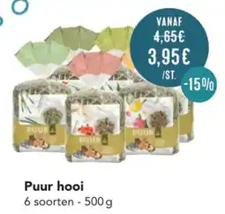 Poils et Plumes Puur hooi aanbieding
