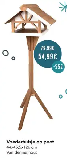 Poils et Plumes Voederhuisje op poot aanbieding