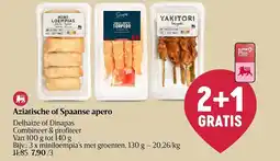 Delhaize Aziatische of Spaanse apero aanbieding