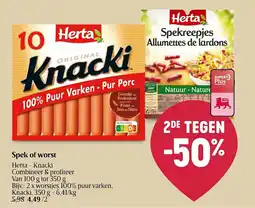 Delhaize Spek of worst aanbieding