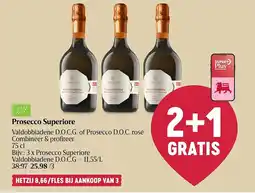 Delhaize Prosecco Superiore aanbieding