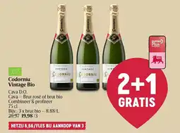 Delhaize Codorníu Vintage Bio aanbieding