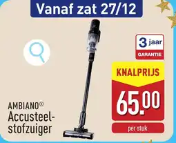 ALDI Ambiano accusteelstofzuiger aanbieding