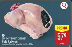 ALDI Gourmet finest cuisine hele kalkoen aanbieding