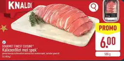 ALDI Gourmet finest cuisine kalkoenfilet met spek aanbieding