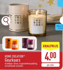 ALDI Home creation geurkaars aanbieding