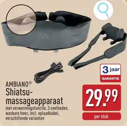 ALDI Ambiano shiatsu massageapparaat aanbieding