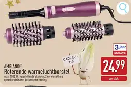 ALDI Ambiano roterende warmeluchtborstel aanbieding