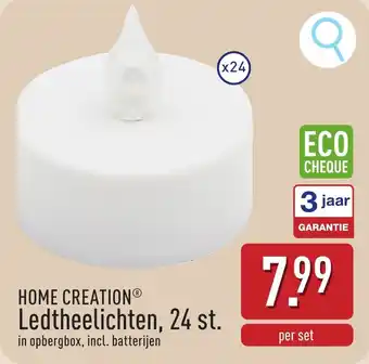 ALDI Home creation ledtheelichten aanbieding