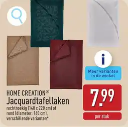 ALDI Home creation Jacquardtafellaken aanbieding
