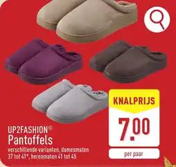 ALDI UP2FASHION Pantoffels aanbieding