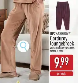ALDI UP2FASHION Corduroy loungebroek aanbieding