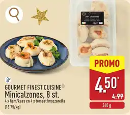ALDI Gourmet finest cuisine minicalzones aanbieding