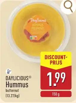 ALDI Daylicious hummus aanbieding