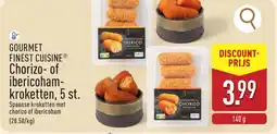 ALDI Gourmet finest cuisine chorizo of ibericoham kroketten aanbieding