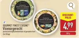 ALDI Gourmet finest cuisine visvoorgerecht aanbieding