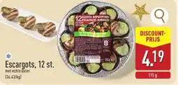 ALDI Escargots aanbieding