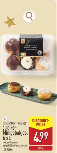 ALDI Gourmet finest cuisine minigebakjes aanbieding
