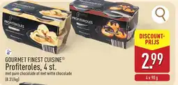 ALDI Gourmet finest cuisine profiteroles, aanbieding