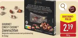 ALDI Gourmet finest cuisine zeevruchten aanbieding