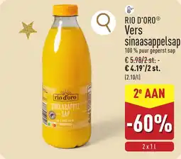 ALDI Rio d'oro vers sinaasappelsap aanbieding