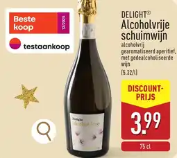 ALDI Delight Alcoholvrije schuimwijn aanbieding