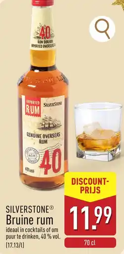 ALDI Silverstone bruine rum aanbieding