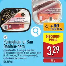 ALDI Parmaham of San Daniele-ham aanbieding