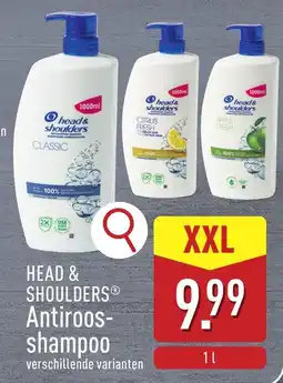 ALDI Head& shoulders antiroosshampoo aanbieding
