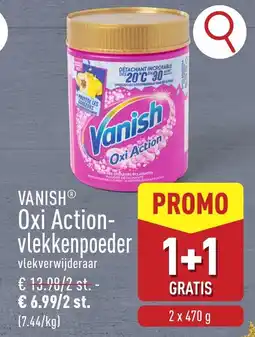 ALDI Vanish oxi action vlekkenpoeder aanbieding