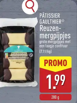 ALDI Pâtissier gaulthier reuzen mergpijpjes aanbieding