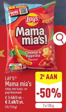 ALDI Lay's mama mia's aanbieding