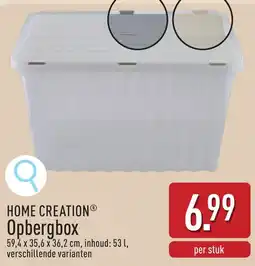 ALDI Home creation opbergbox aanbieding
