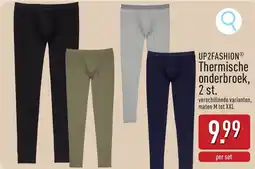 ALDI Up2fashion thermische onderbroek, aanbieding