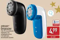 ALDI Ambiano ontpluizer aanbieding