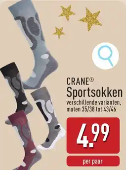 ALDI Crane sportsokken aanbieding