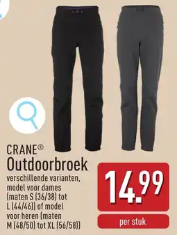 ALDI Crane outdoorbroek aanbieding