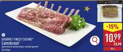 ALDI Gourmet finest cuisine lamskroon aanbieding
