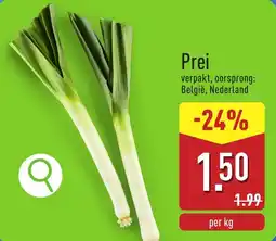 ALDI Prei aanbieding