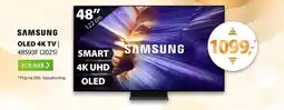 Expert Samsung OLED 4K TV | 48S93F (2025) aanbieding