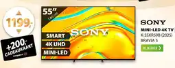 Expert Sony mini-LED 4K TV | K-55XR59B (2025) Bravia 5 aanbieding