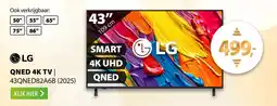 Expert LG QNED 4K TV 43QNED82A6B (2025) aanbieding