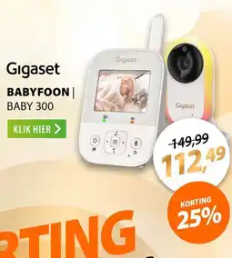 Expert Gigaset babyfoon baby 300 aanbieding